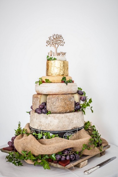 cheese wedding cake